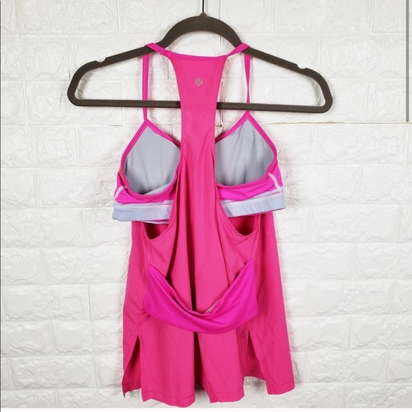 💕SALE💕 Lululemon Pink New Amped Tank - Picture 4 of 9